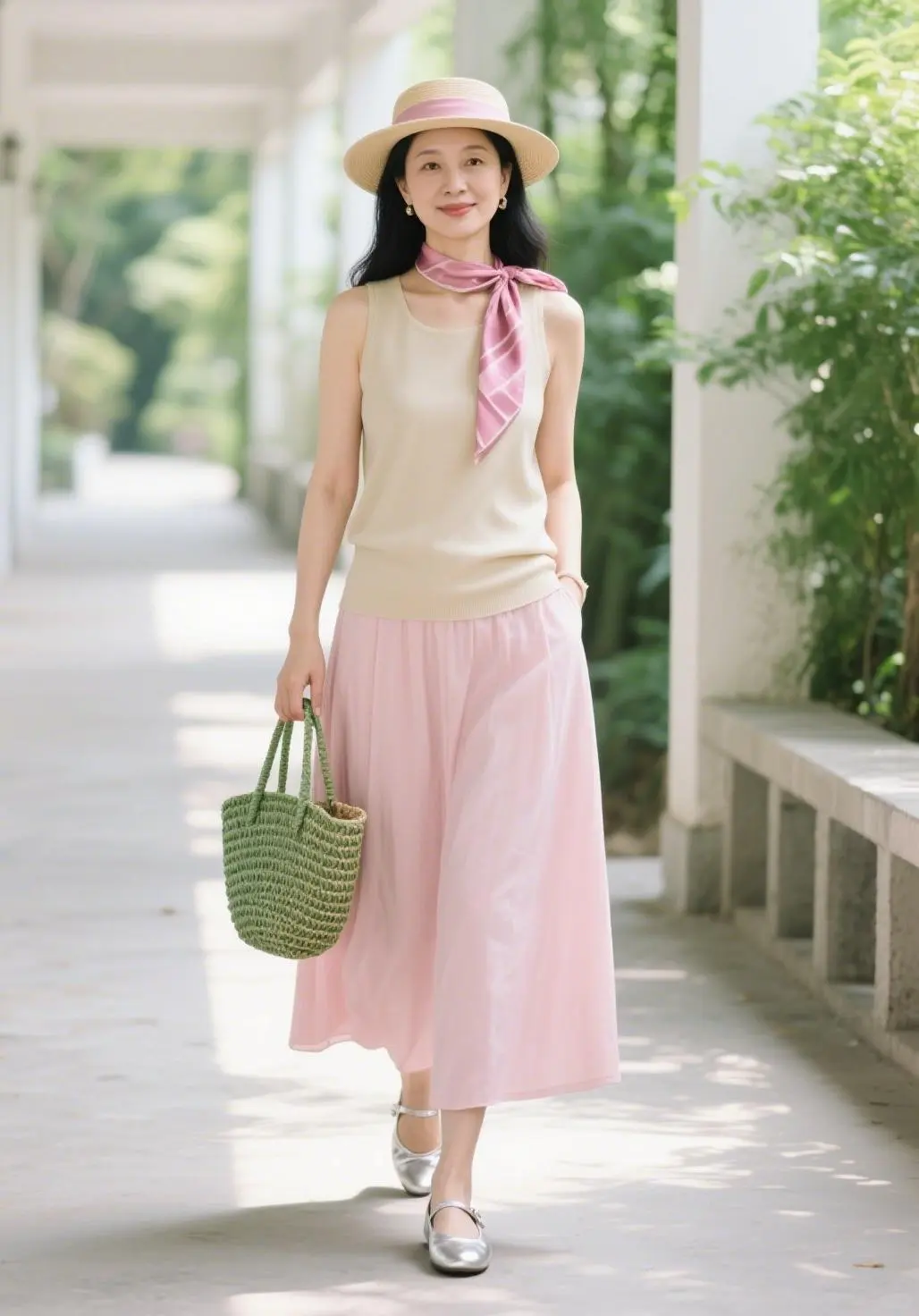 夏季最舒服的配色！40+女性职场穿搭灵感