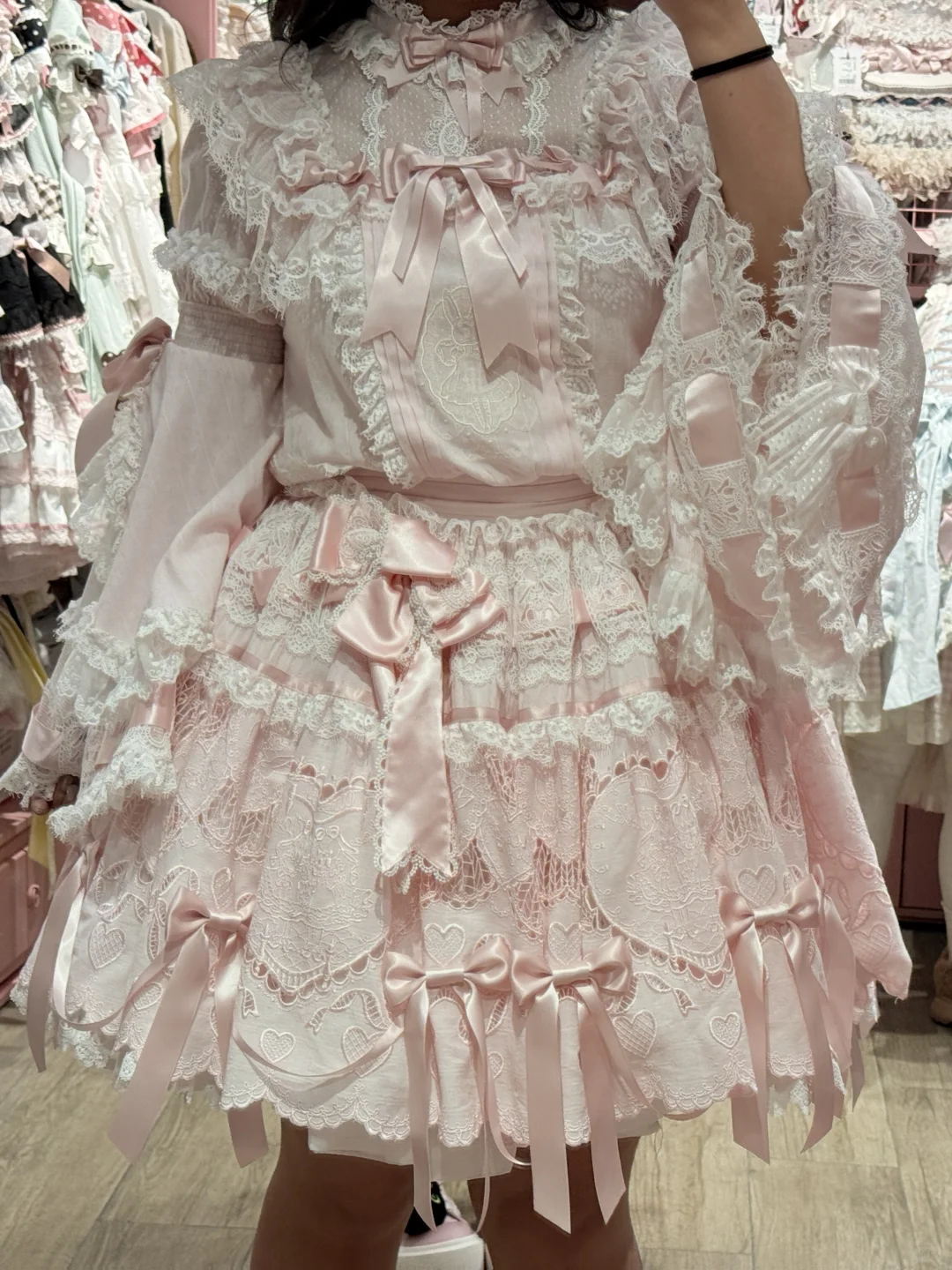 蕾丝人型大码三型试穿repo