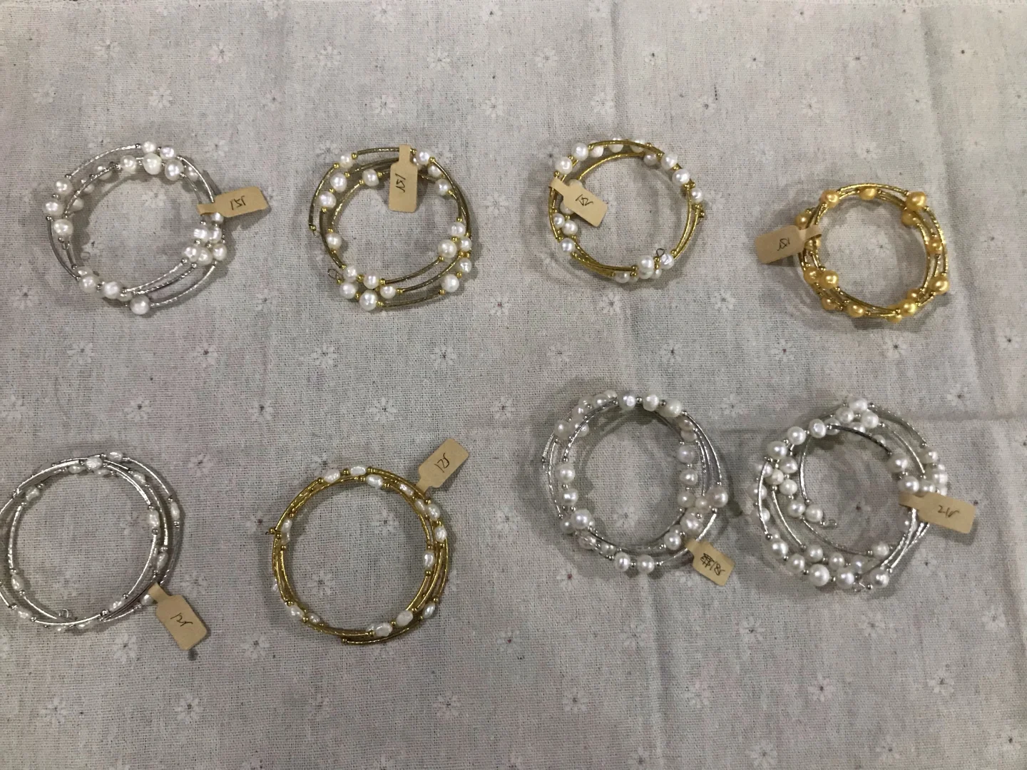 天然珍珠多圈手环