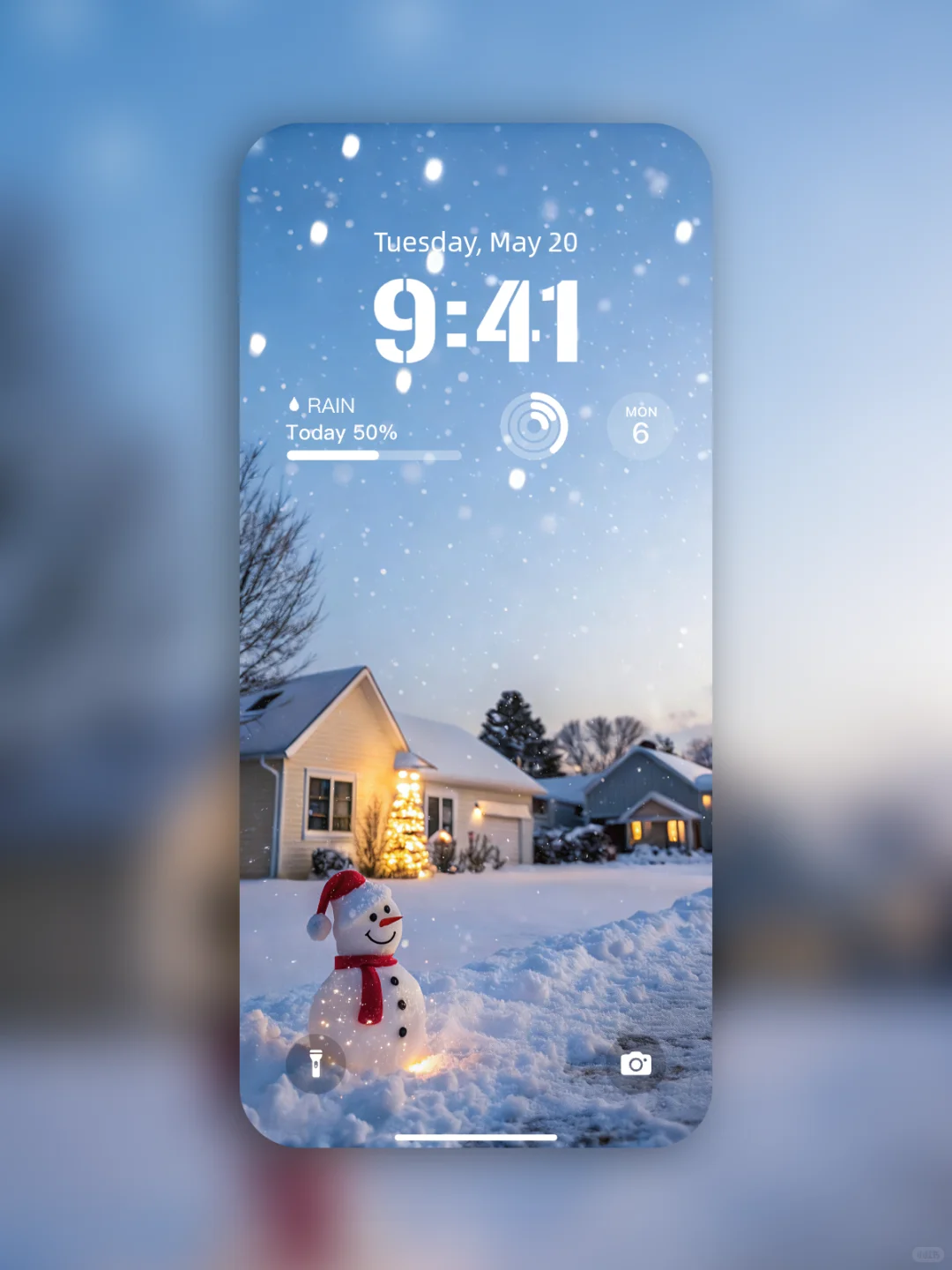 C2575 | 4k壁纸 | 暖冬伴雪人