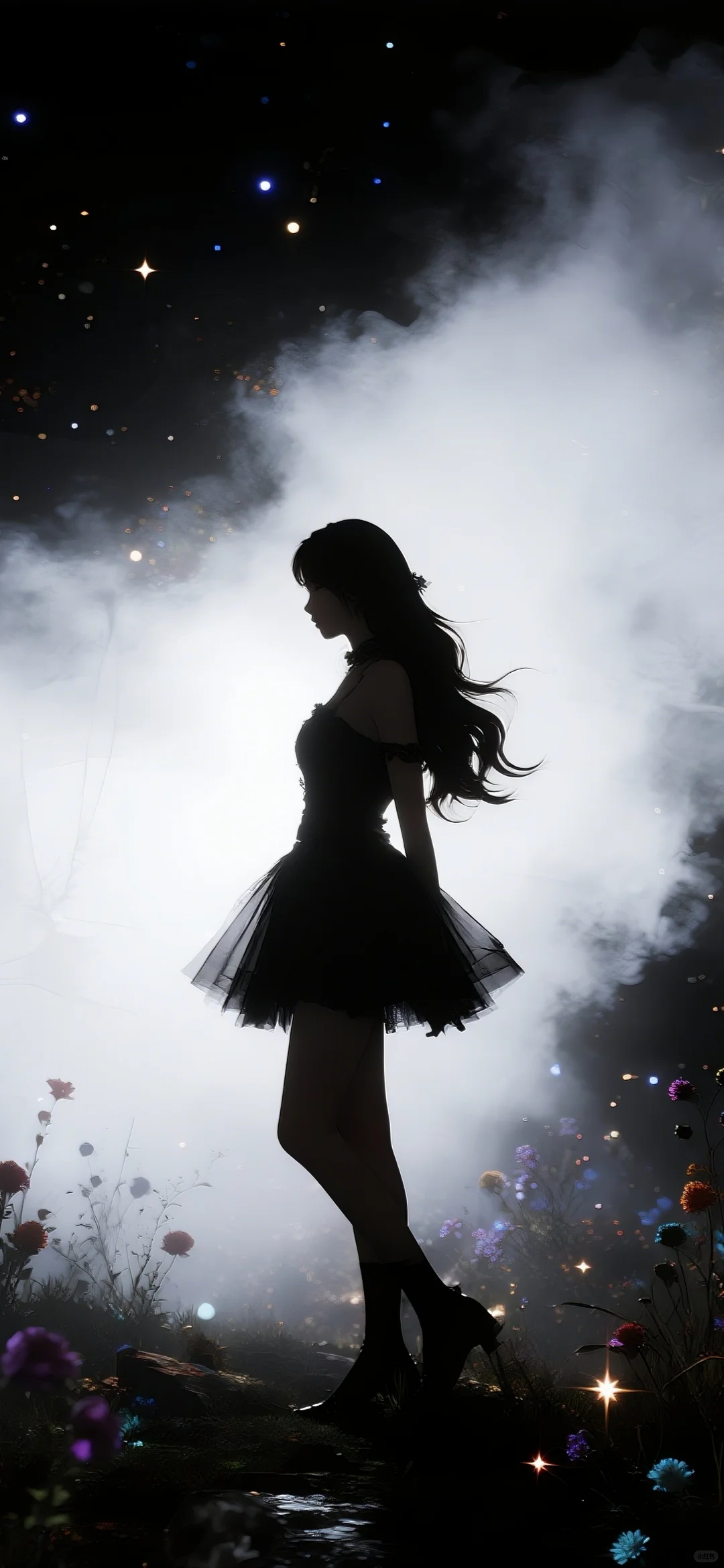 氛围感人像壁纸，梦境与现实仅仅一墙之隔