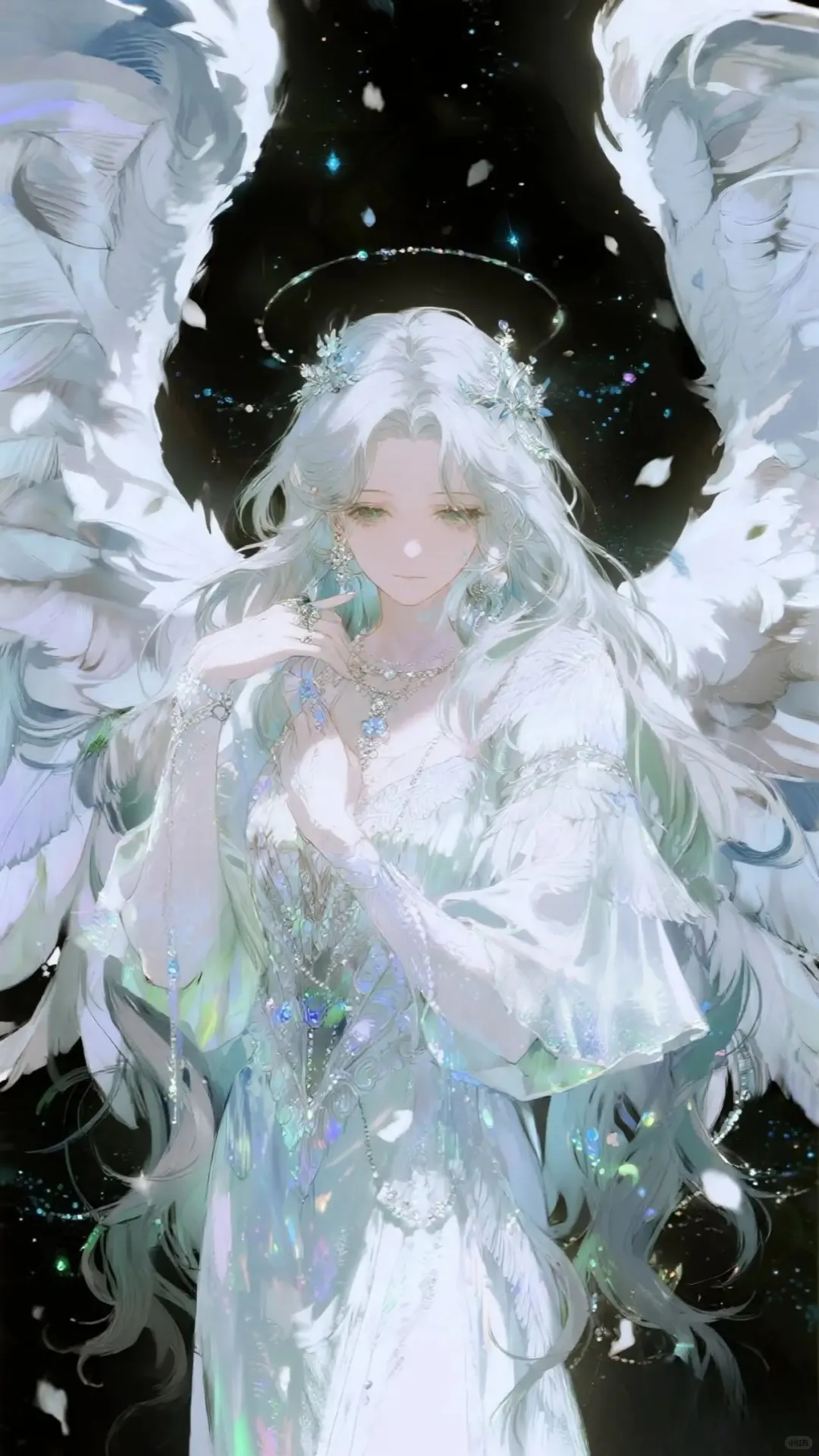 银翼誓言‖唯美翅膀天使女孩二次元壁纸