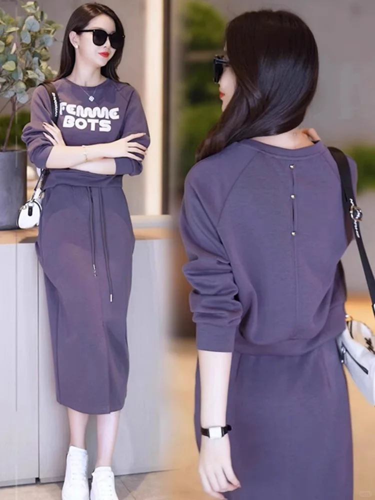 卫衣裙女2024新款时尚休闲运动宽松版🔥