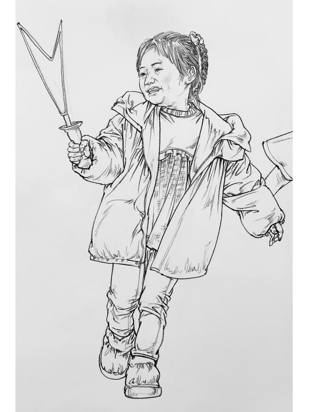 线性人物速写训练