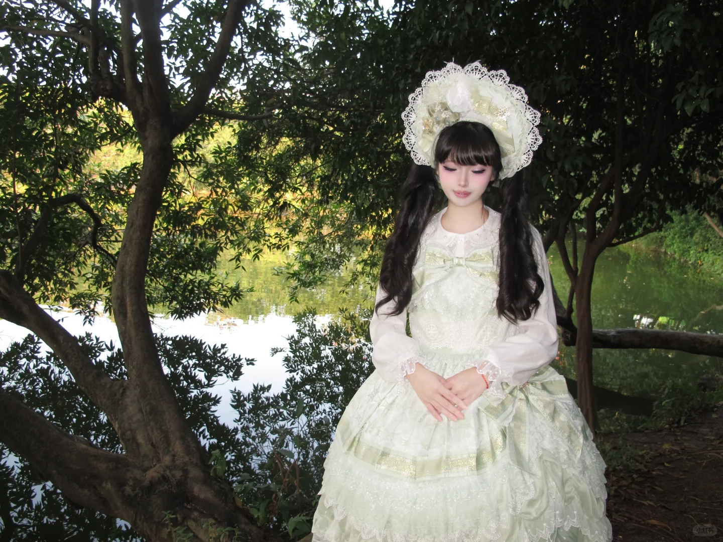 圣诞g若草，在湖边拍的，好美