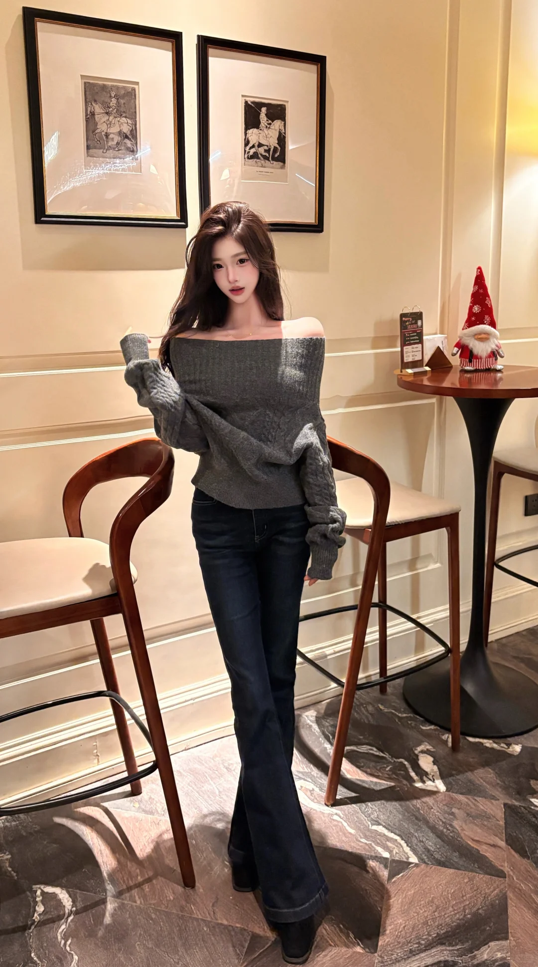 一字肩怎么穿出成熟大女人