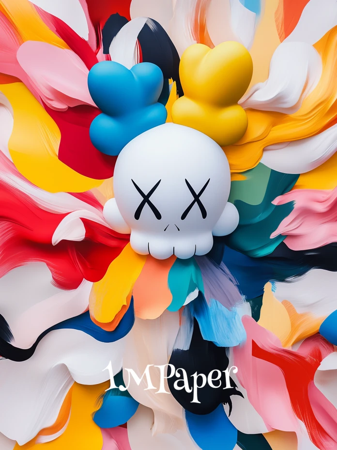 Kaws壁纸 l 五彩斑斓