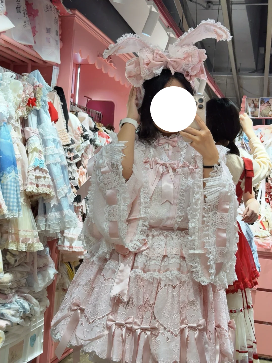 蕾丝人型大码三型试穿repo