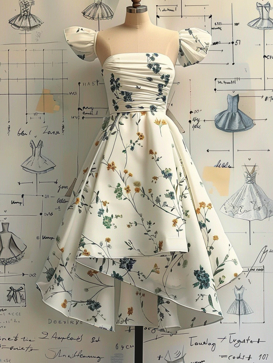 梦中情裙！是法式复古碎花裙