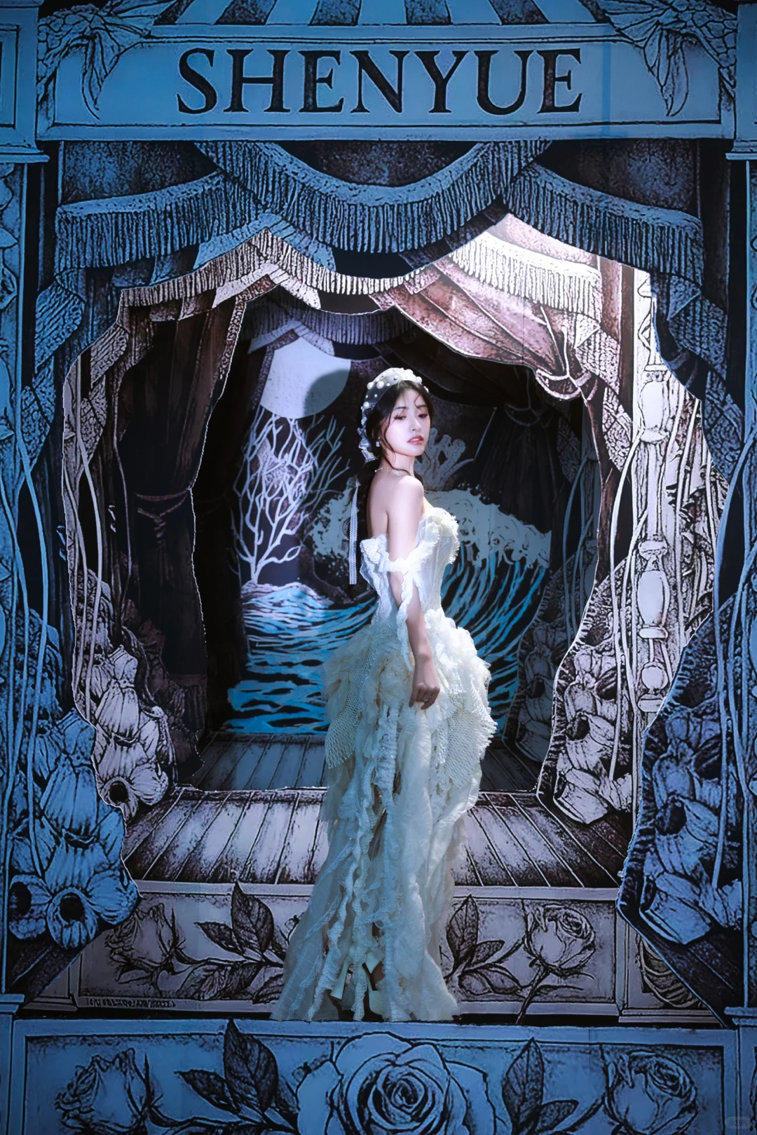 谁说天使不会降落人间……沈月你美！！