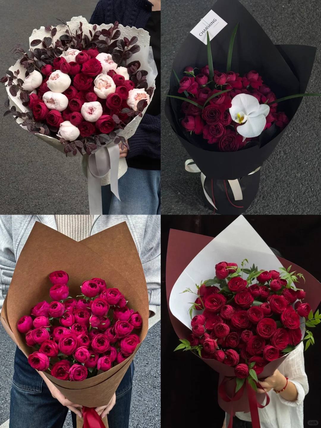 哇塞！红蕾丝花束好直观的表达浓浓的爱意❤️