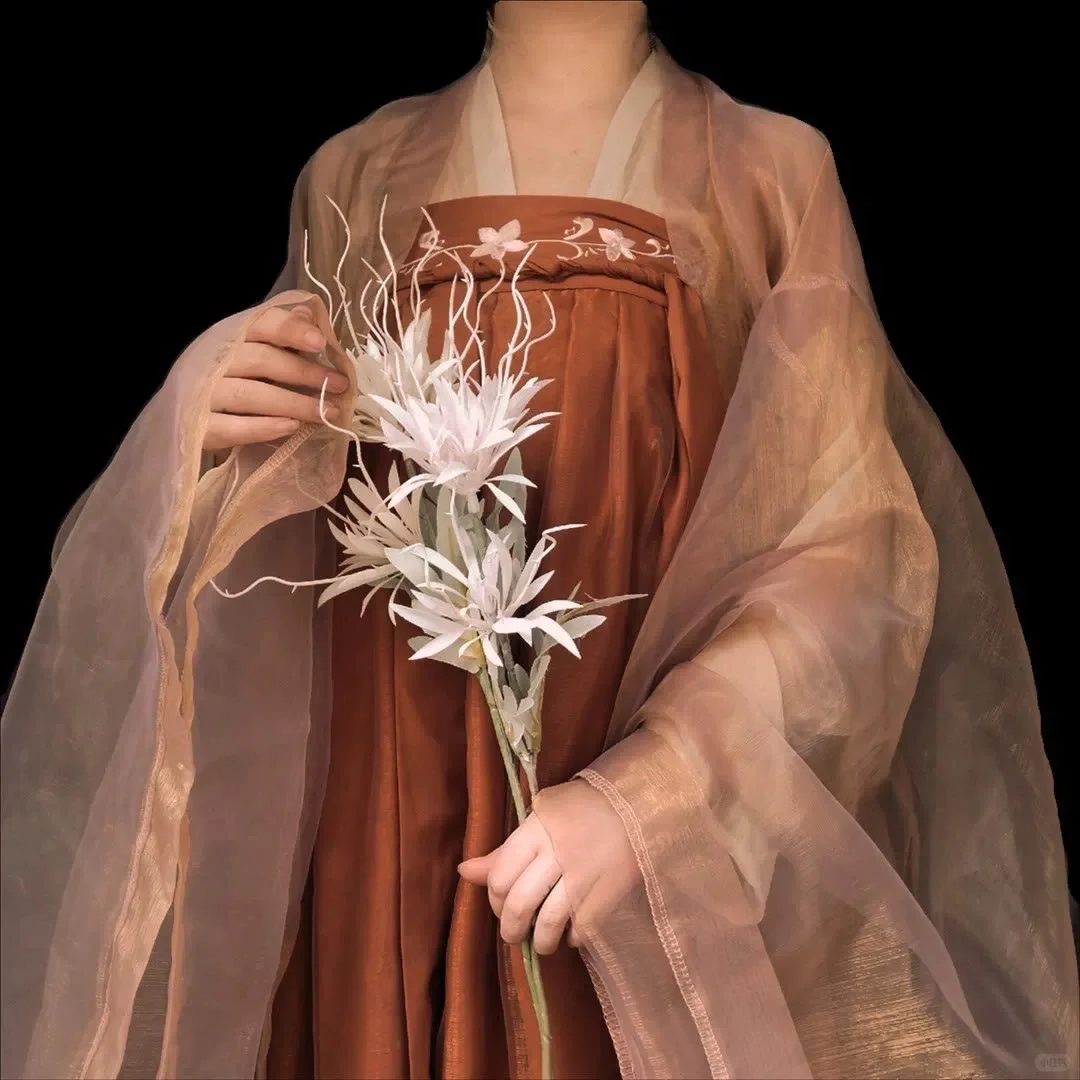 ins风真人古装汉服部位女头🏮🪭