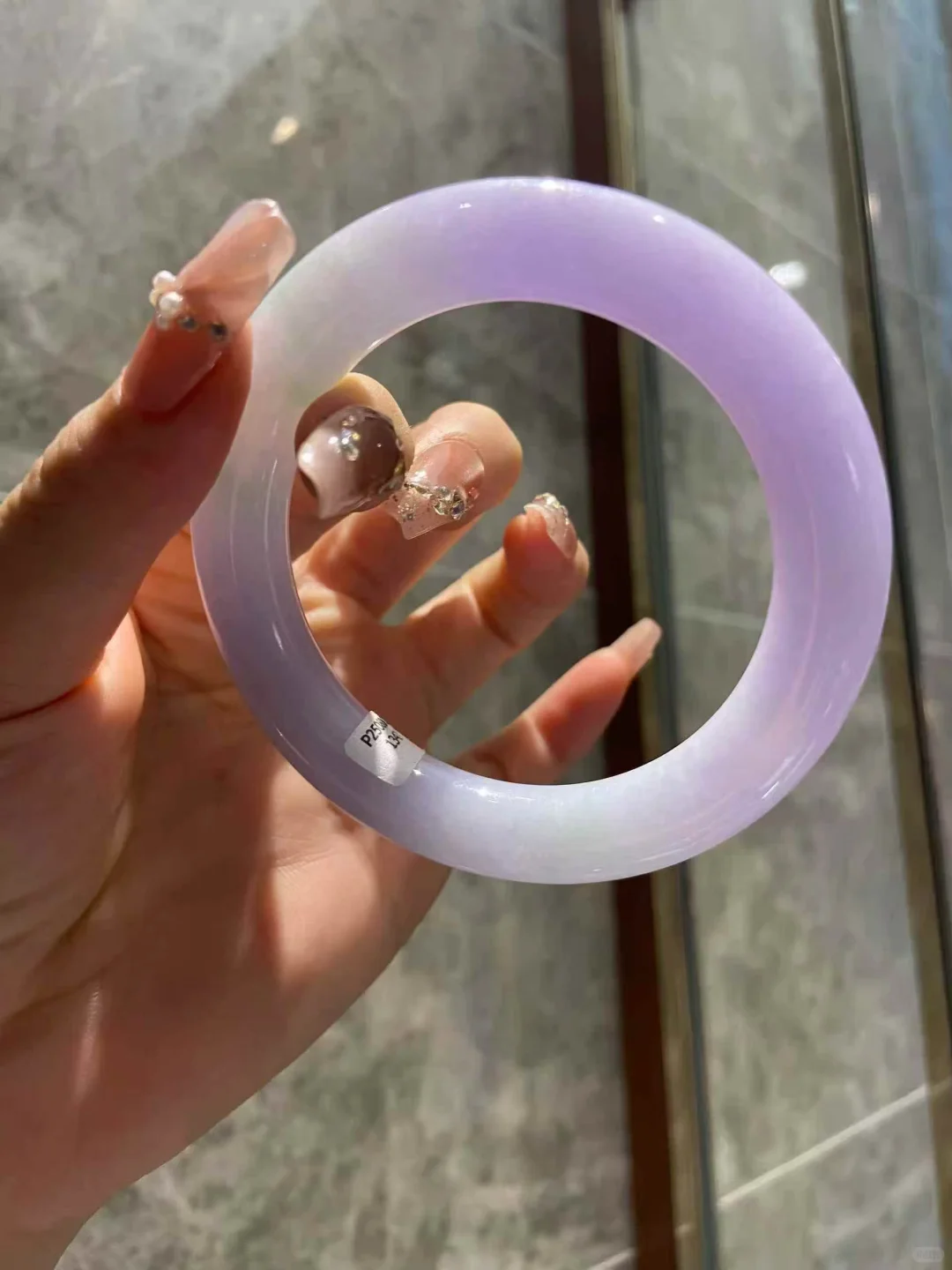 【🇺🇸北美翡翠】女士您的冰紫春彩手镯掉了～