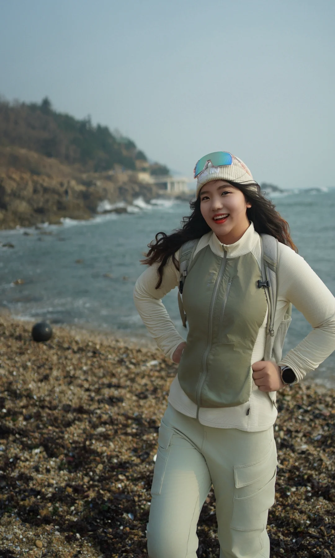 【初冬大连海边徒步穿搭】0°-10°C保暖不臃肿！