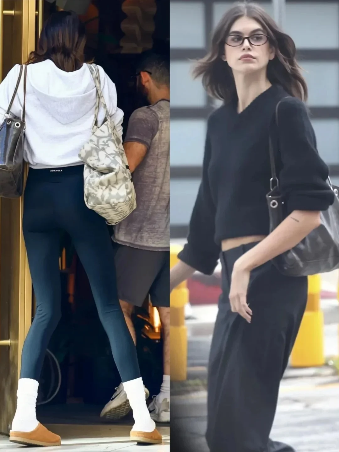 Kaia日常出街私服｜这长腿和肌肉线条太绝了！