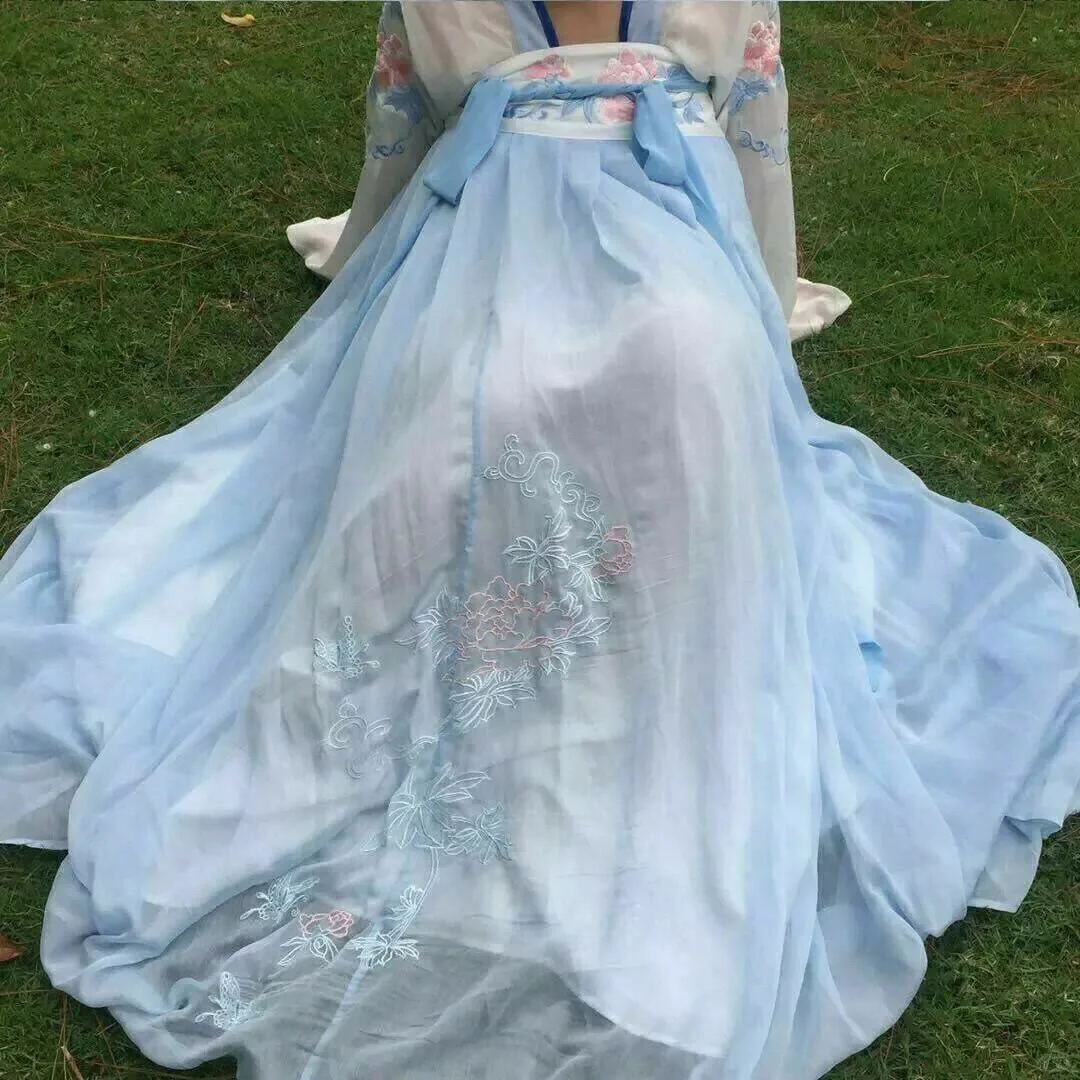 ins风真人古装汉服部位女头🏮🪭