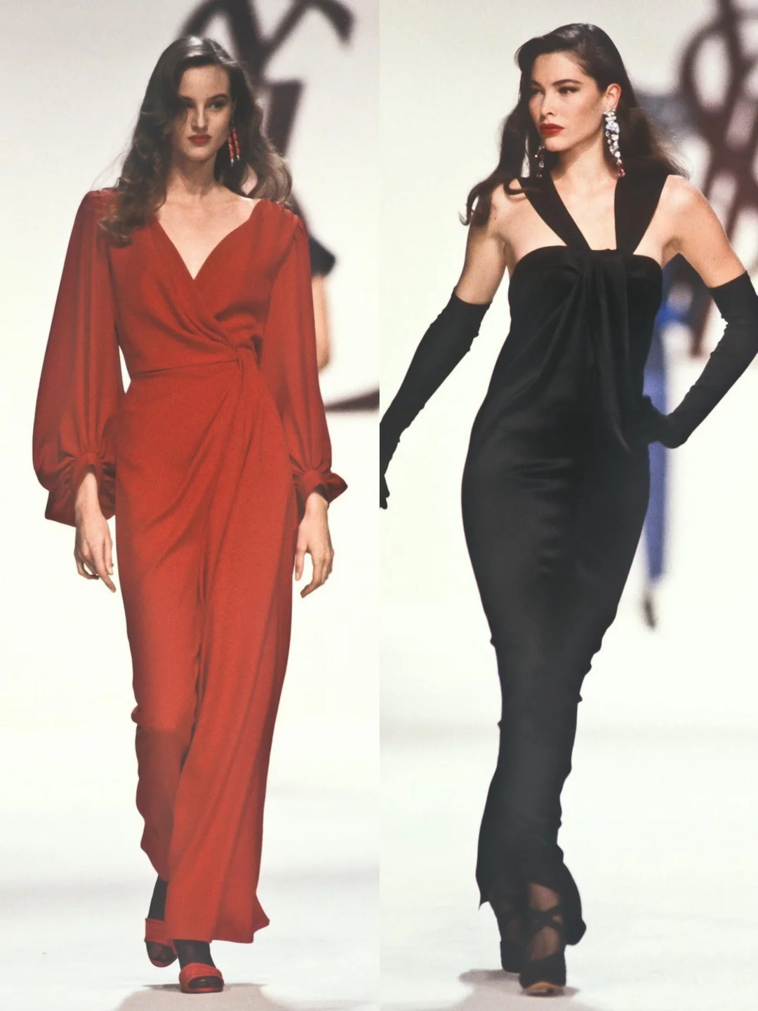 秀场回顾｜Yves Saint Laurent 1990