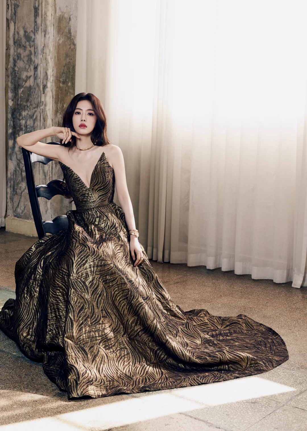 蔡文静这有点肉肉却匀称的身材真的太美了