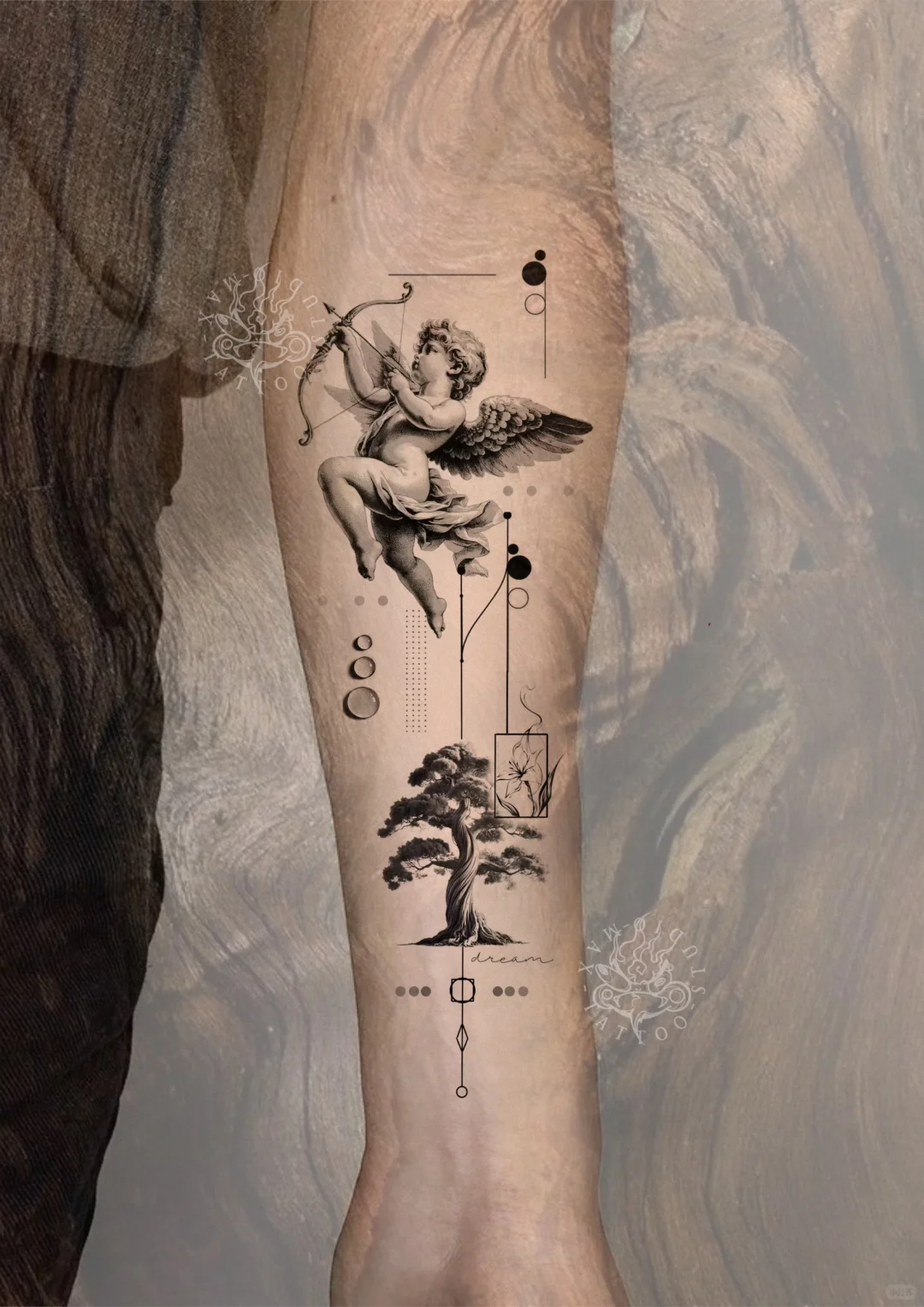 持弓小天使 丘比特|手稿