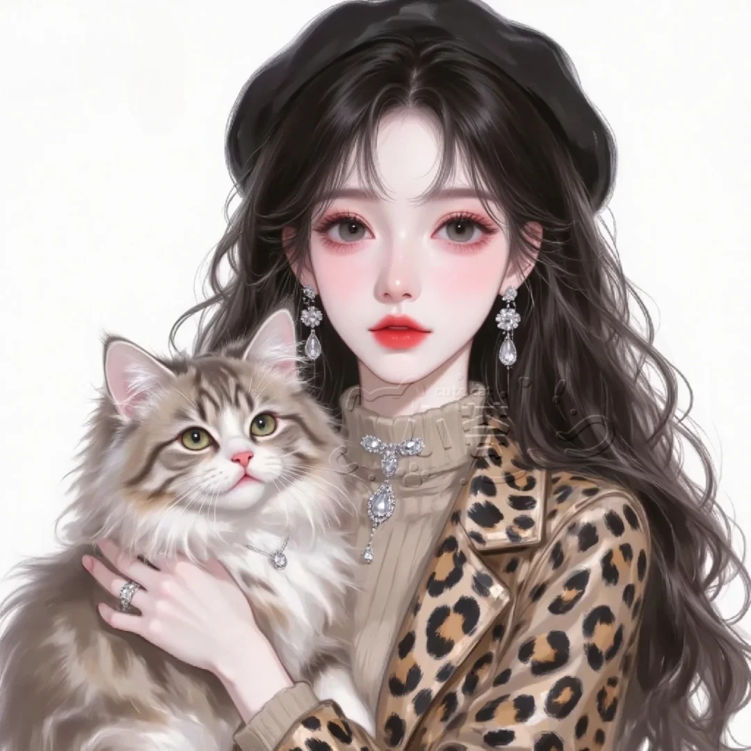 御姐插画风｜女头