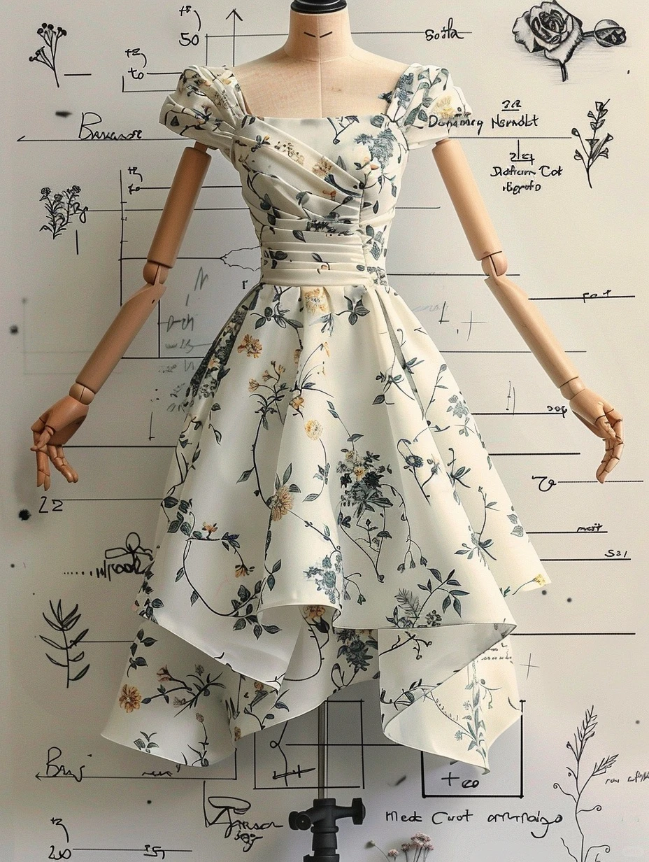 梦中情裙！是法式复古碎花裙