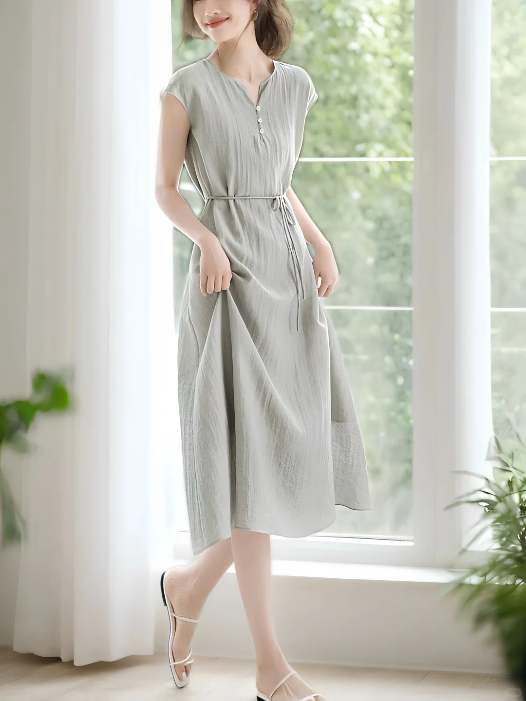 谁能拒绝温柔姐姐风裙子呢！哥弟连衣裙好美