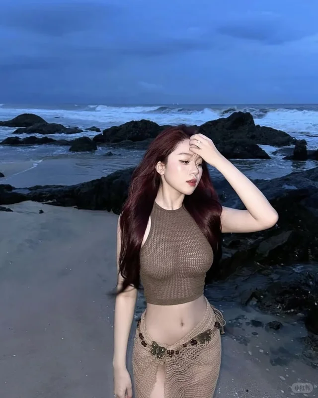 海边拍到人生照片