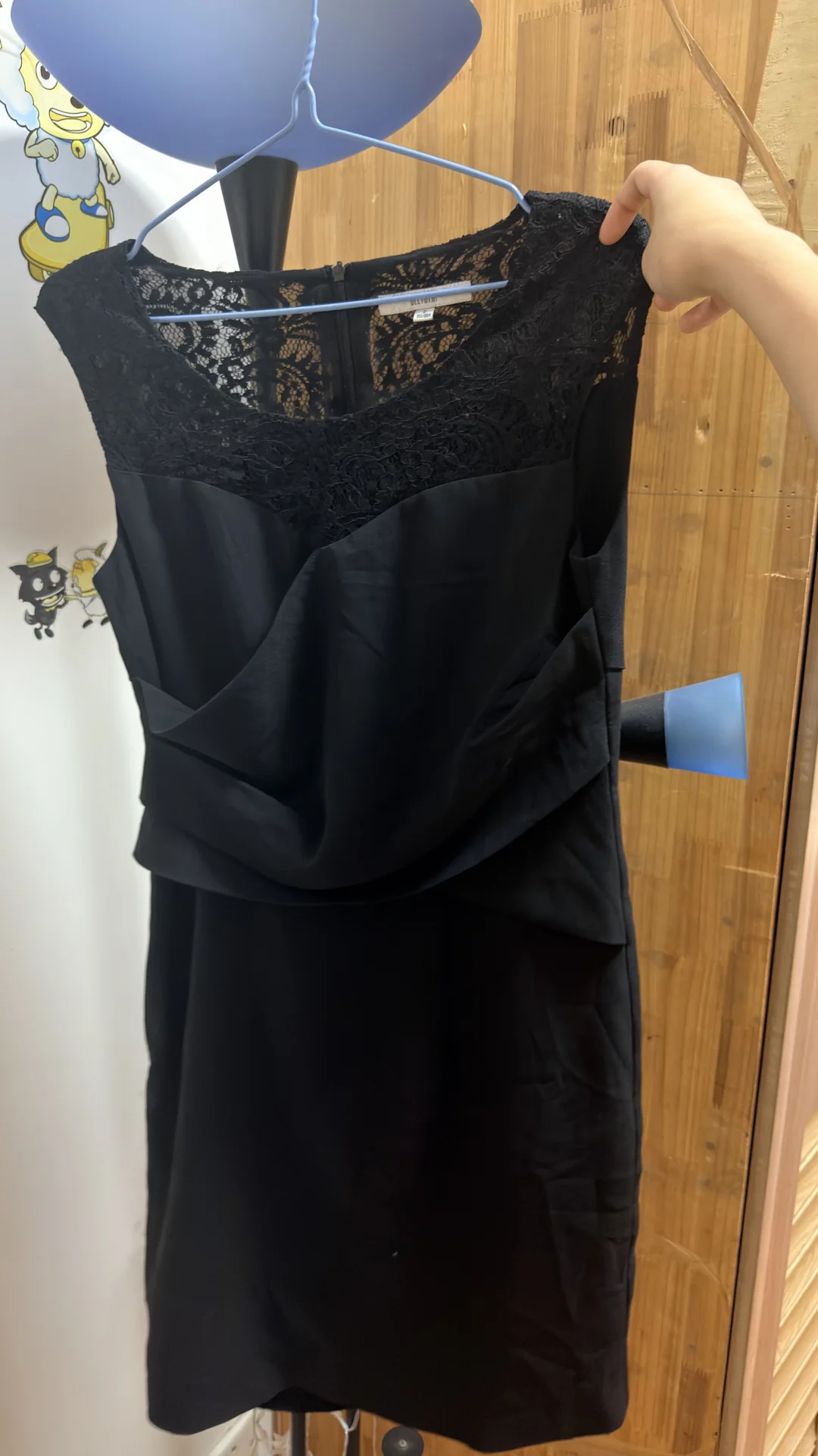 古早黑色蕾丝包臀裙 个人闲置