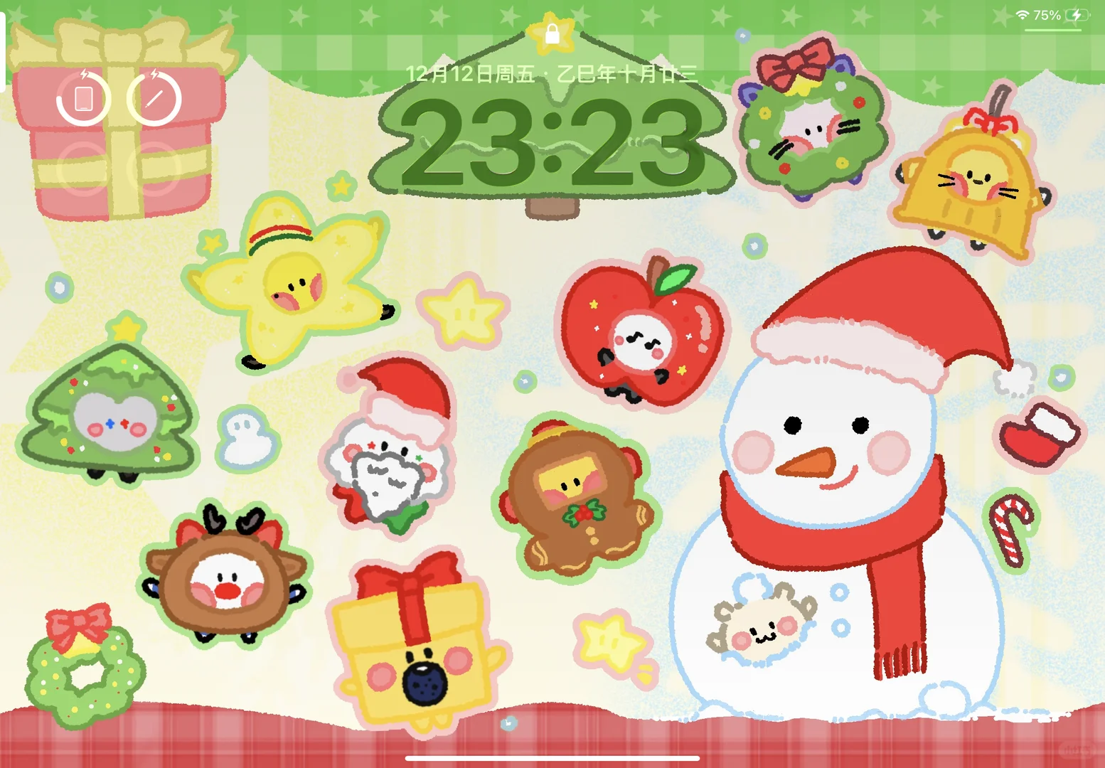 圣诞盒孙iPad壁纸🎄