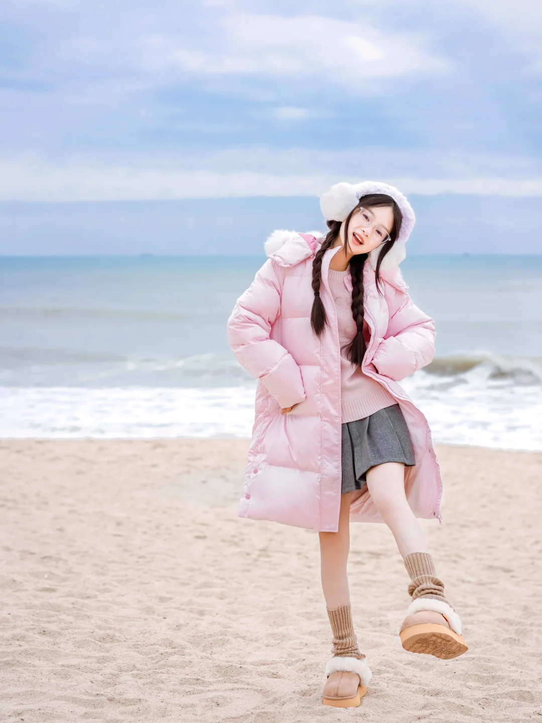 戴眼镜也很可爱的姐姐～