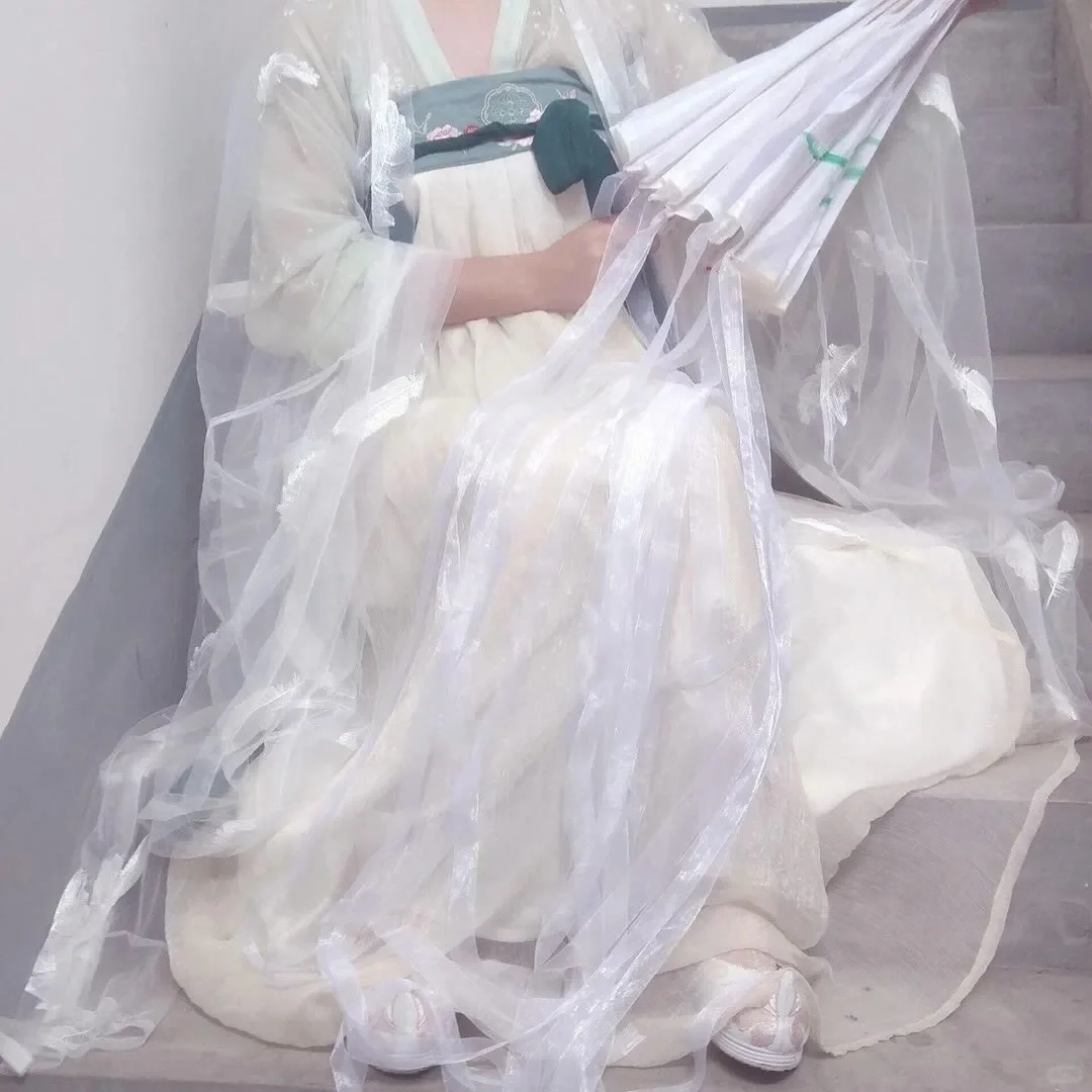 ins风真人古装汉服部位女头🏮🪭