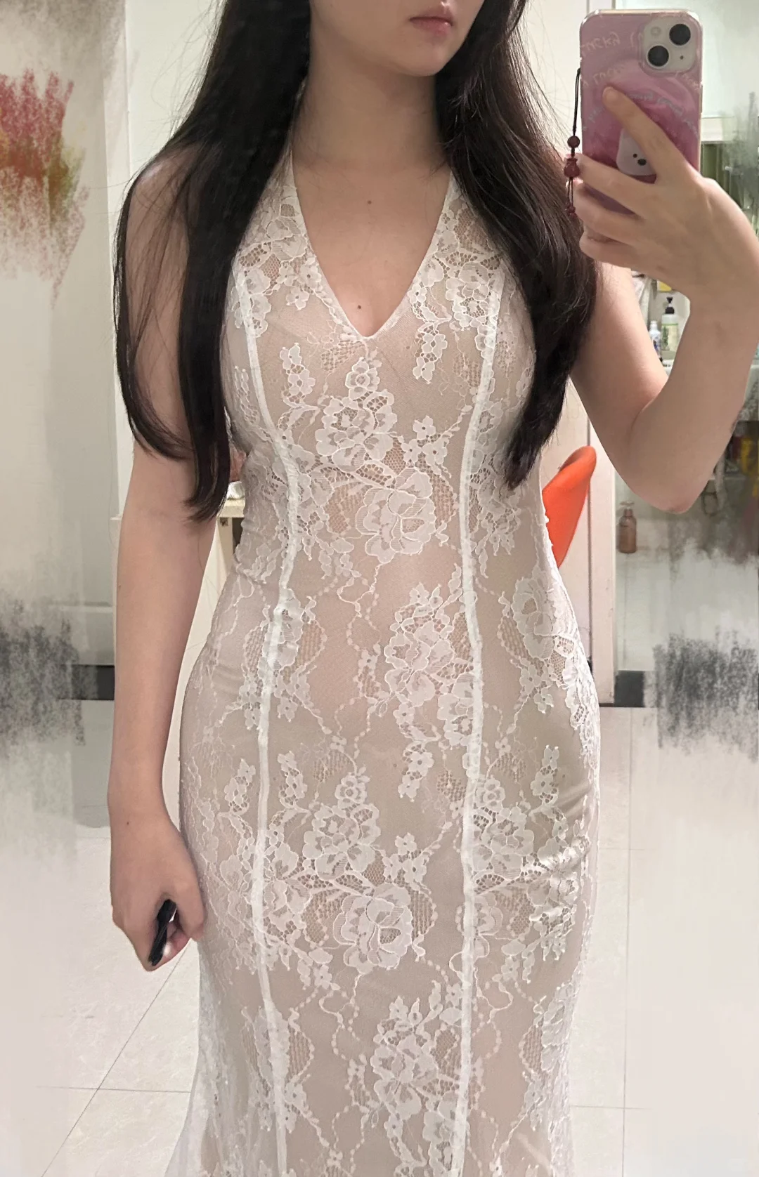 大姐姐cutesy蕾丝挂脖