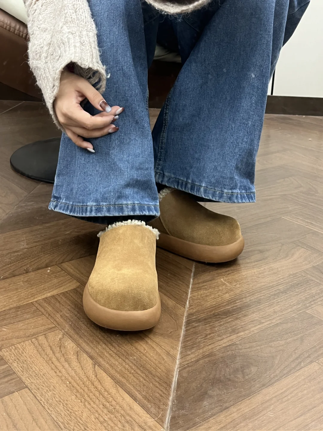 谁懂啊！这双加绒土豆鞋让我秒变御姐