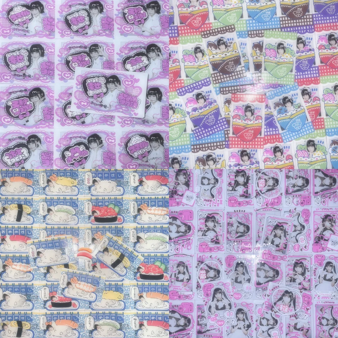 在日推上爆火的手绘cheki 天使与恶魔