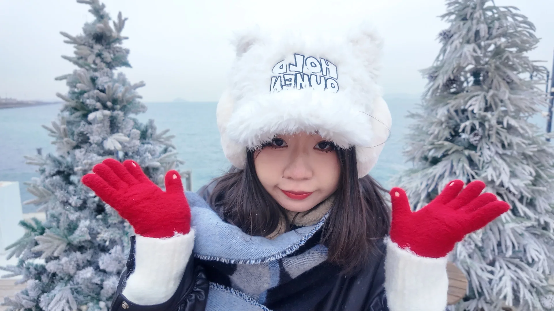 拥有了一组海边冬日写真