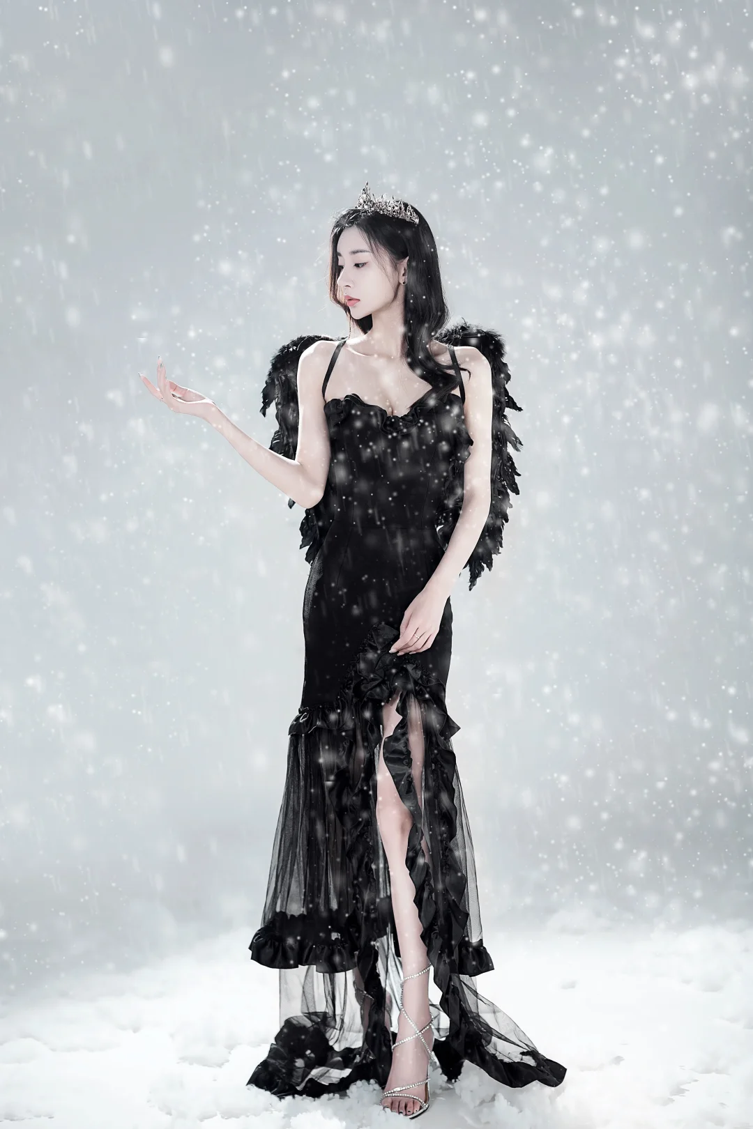 ❄️雪地里的黑翼缪斯｜谁能拒绝又A又媚的反差