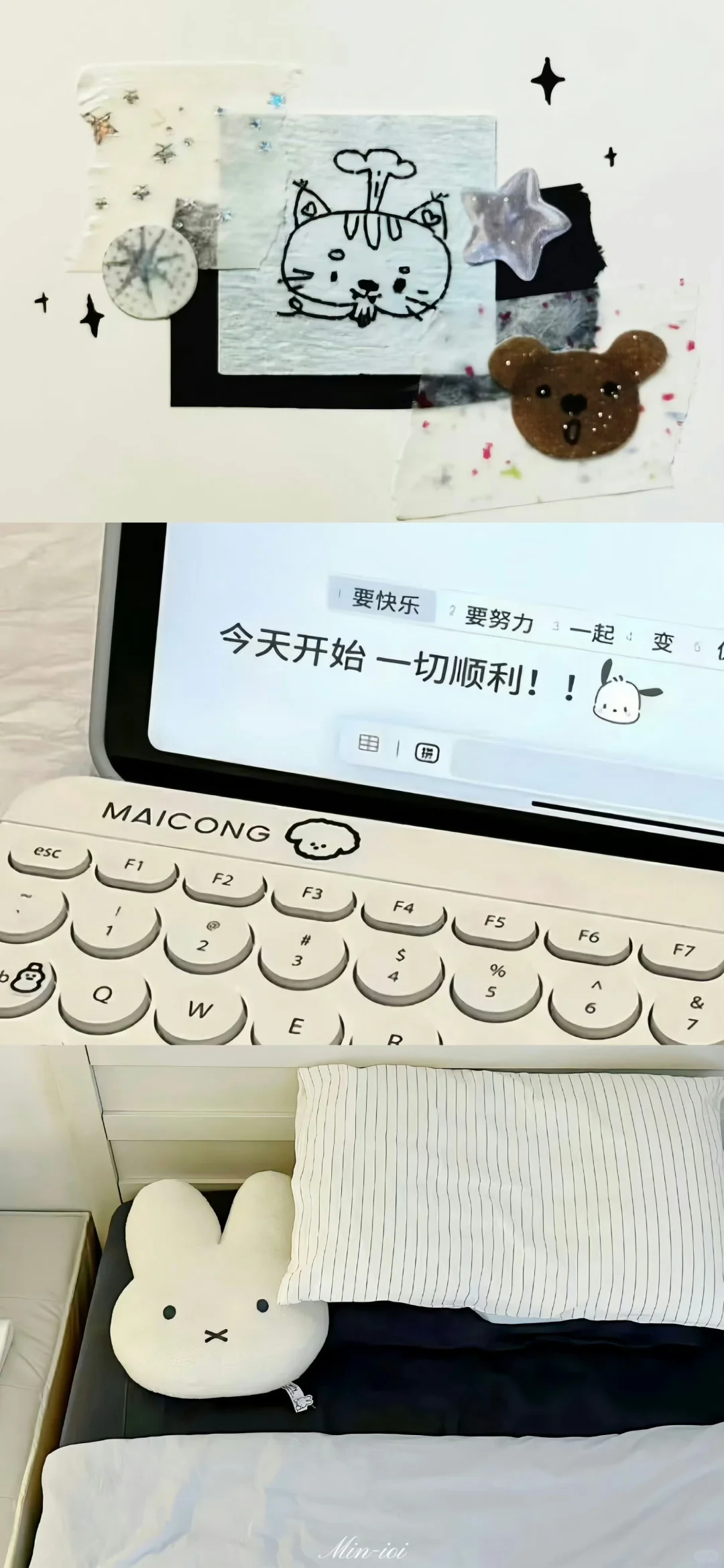 治愈ins风拼接壁纸🐰‧˖⁺🧁⁺˚ 🧈𓈒꙳⋆ 🍧