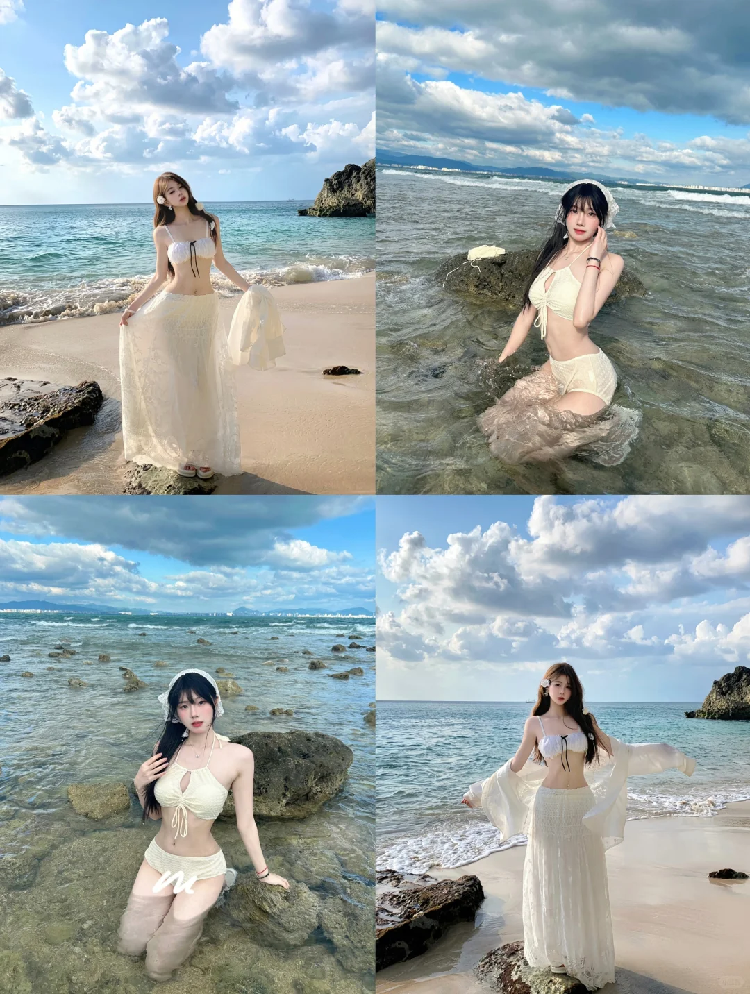 三亚约拍📸海边拍摄姿势get🤏🤏