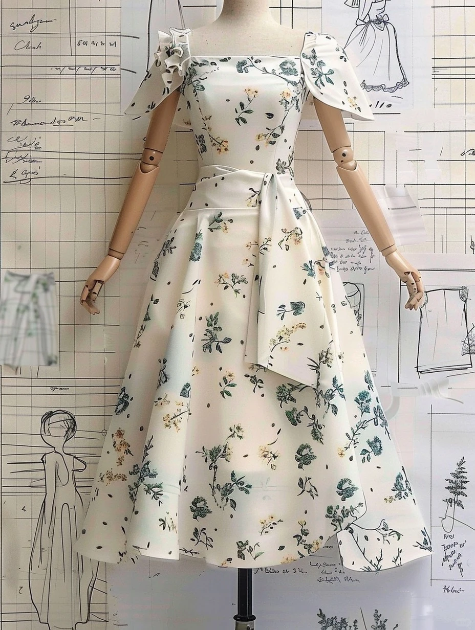 梦中情裙！是法式复古碎花裙