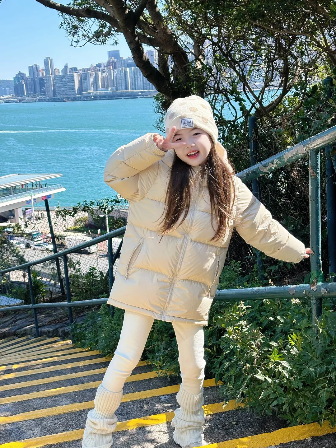 🇭🇰香港海边花园的氛围感穿搭，太好看了吧！