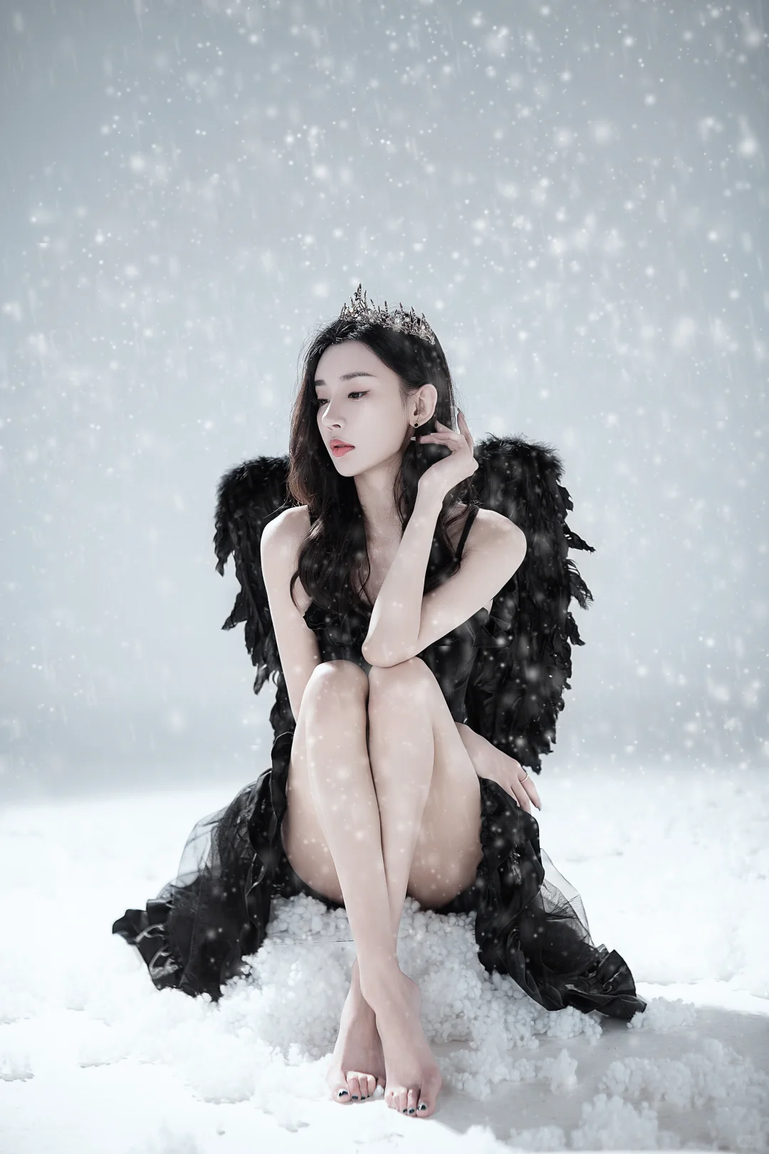 ❄️雪地里的黑翼缪斯｜谁能拒绝又A又媚的反差