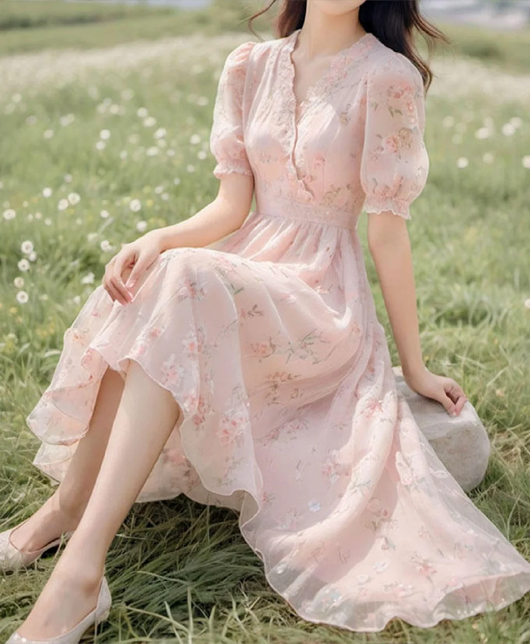 谁懂啊！被问N次，哥弟粉色碎花裙太美了