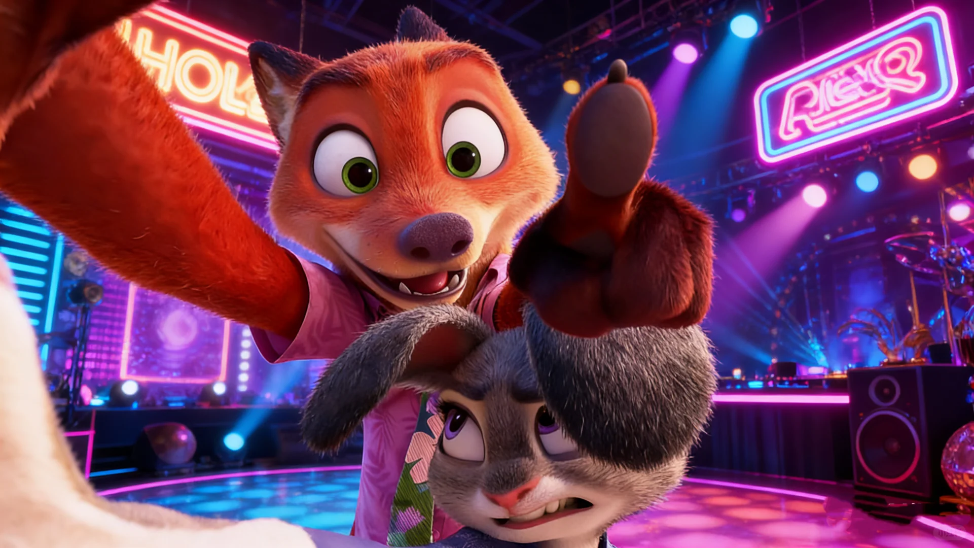 iPad壁纸|朱迪🐰の尼克🦊