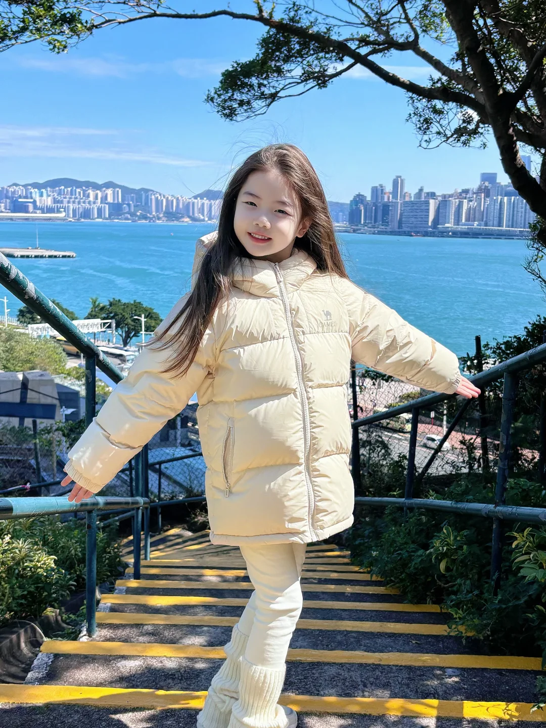 🇭🇰香港海边花园的氛围感穿搭，太好看了吧！