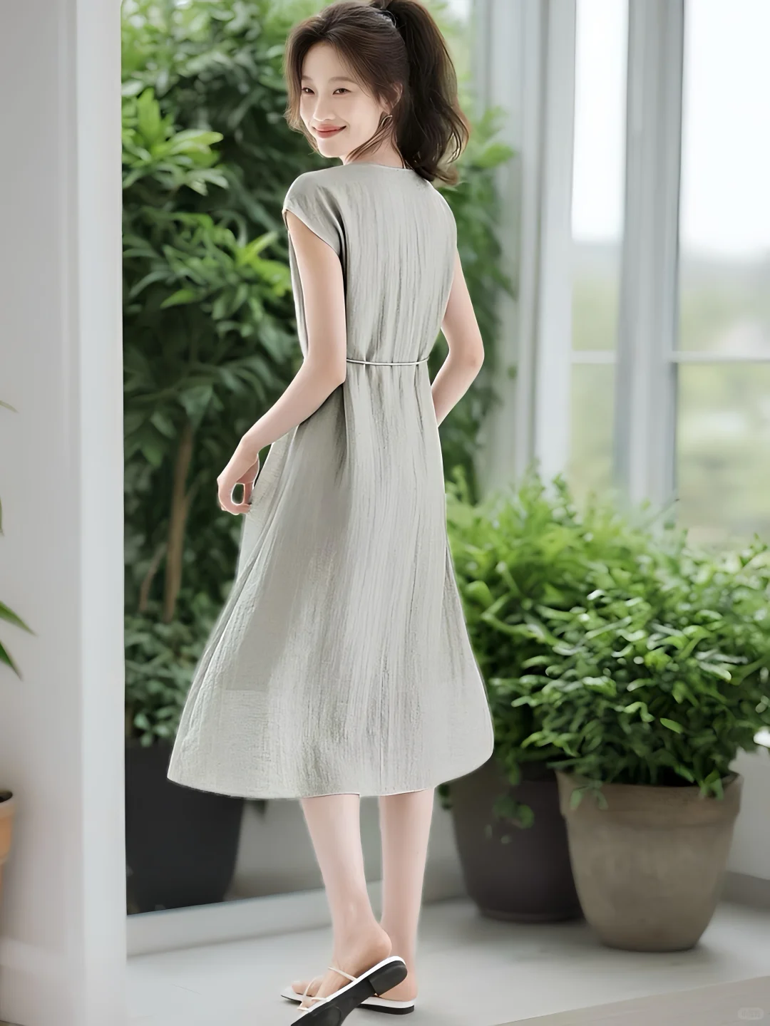 谁能拒绝温柔姐姐风裙子呢！哥弟连衣裙好美