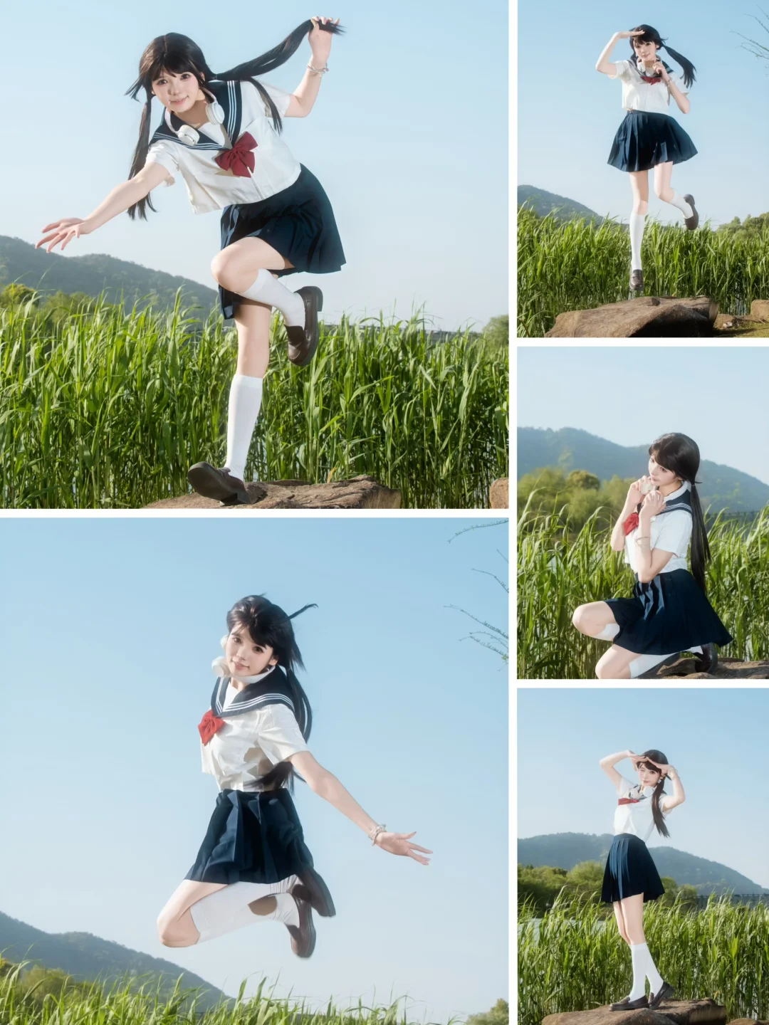 小偿模特蹲蹲摄影老师