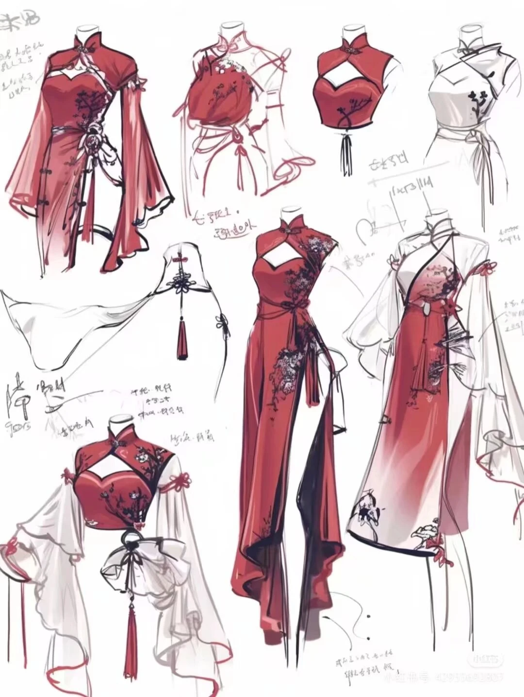 一眼就沦陷的古风服饰设计🔥