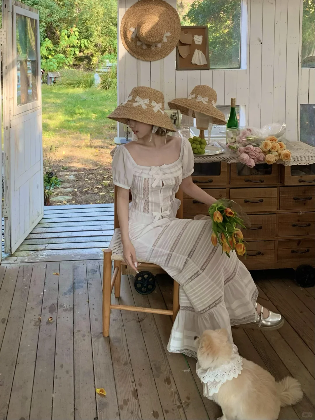 海边度假穿搭｜复古美人鱼套装