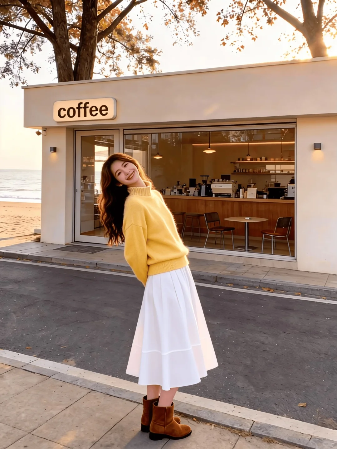 秋日氛围感穿搭get√ 温柔到犯规😍