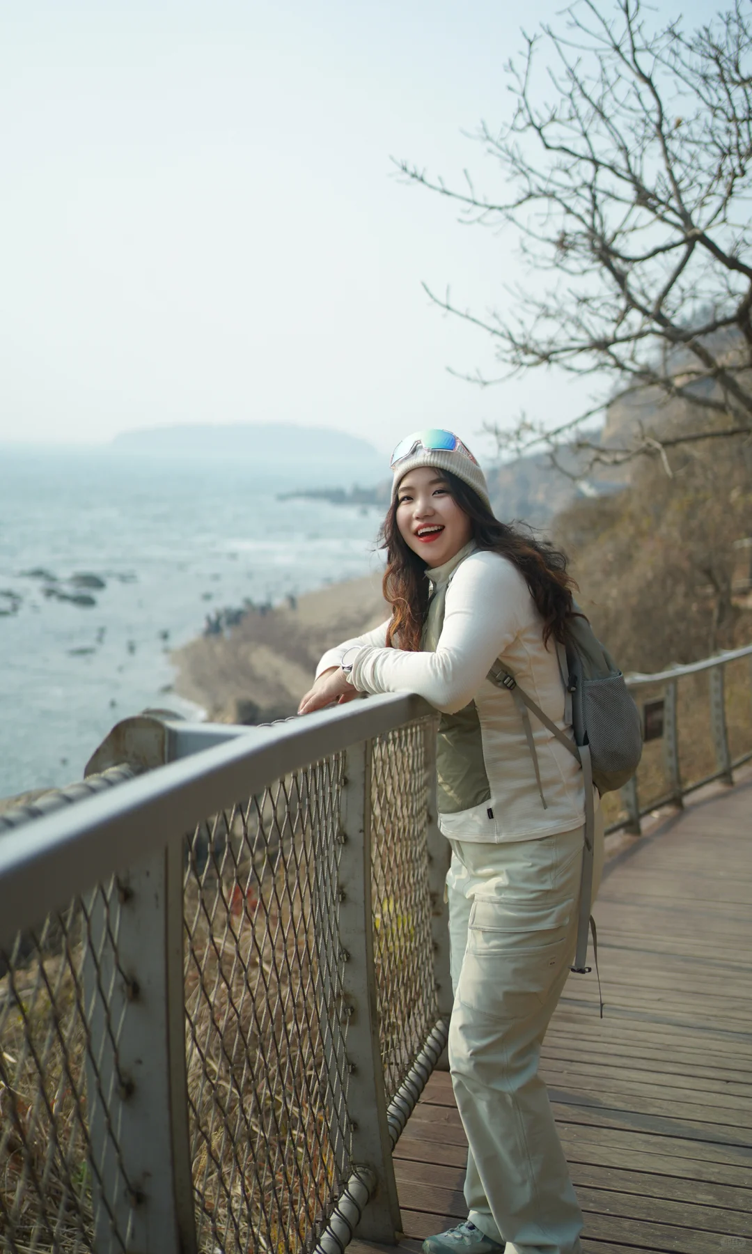 【初冬大连海边徒步穿搭】0°-10°C保暖不臃肿！